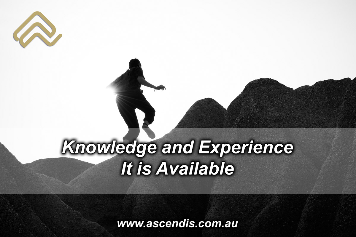 Knowledge and Experience. It Is Available.