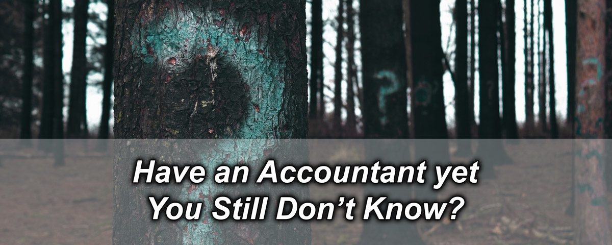Have an Accountant yet You Still Don't Know?